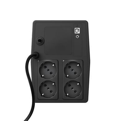 Джерело безперебійного живлення Trust Paxxon 1500VA UPS with 4 standard wall power outlets BLACK (23505_TRUST) [102918]