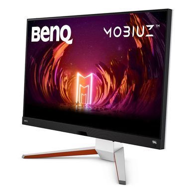 Монітор TFT 32" BenQ EX3210U, 4K UHD, IPS, 144Hz, 1 мс, HDMI, DP, USB-hub, HAS, колонки, білий (9H.LKHLB.QBE) [402660]