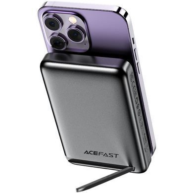 УМБ Acefast Magnetic Wireless 10000mAh 20W PD,QC 3.0, QI 20W M6 Black (6974316282600) [402214]