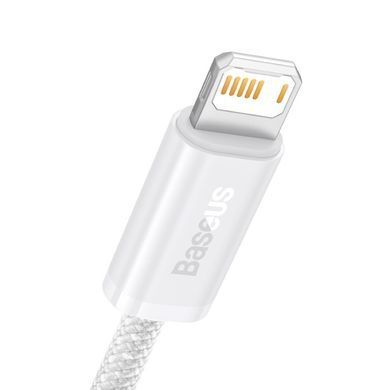 Кабель Baseus Dynamic Series Fast Charging Data Cable USB to iP 2.4A 1m White (CALD000402) [804381]