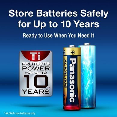 Батарейка Panasonic Alkaline Power лужна AA блістер, 4 шт. (LR6T/4B) [115327]