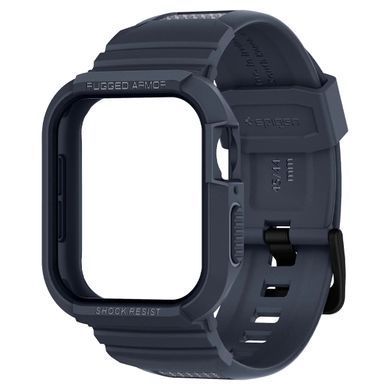 Чохол та ремінець 2в1 Spigen для Apple Watch 45-44mm, Rugged Armor Pro, Charcoal Gray (ACS00819) [108712]