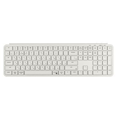 Клавіатура мембрана Keychron B6 Pro, USB/WL/BT, ivory white (B6P-K8-UA) [103664]