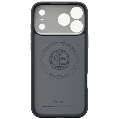 Чохол Spigen для iPhone 17 Pro Max, Nano Pop MagFit, Black Sesame (ACS10262) [112267]