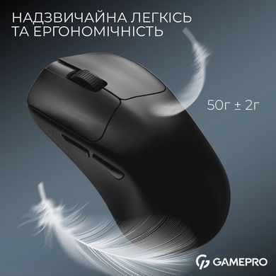 Миша бездротова GamePro Asgard Surt Black (GM017B) [612277]
