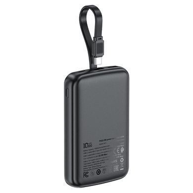 Зовнішній акумулятор ACEFAST M13 PD22.5W power bank with cable 10000mAh Black (6974316283959) [806348]