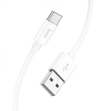 Кабель HOCO X87 Magic silicone charging data cable for Type-C White (6931474783240) [804344]