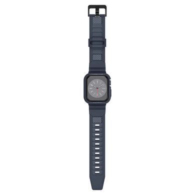 Чохол та ремінець 2в1 Spigen для Apple Watch 45-44mm, Rugged Armor Pro, Charcoal Gray (ACS00819) [108712]