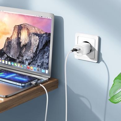 Кабель BOROFONE BX83 iP Famous silicone charging data cable White (6974443386363) [802322]