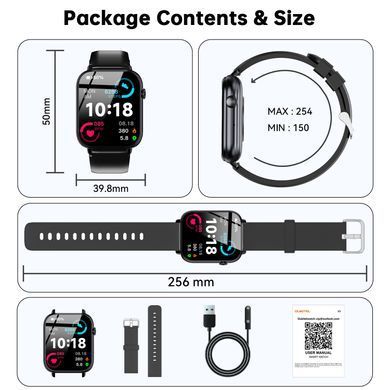 Годинник Oukitel V3 Black (6941749818591) [404635]