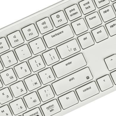 Клавіатура мембрана Keychron B6 Pro, USB/WL/BT, ivory white (B6P-K8-UA) [103664]
