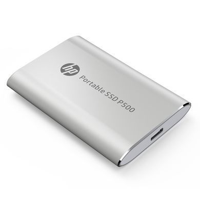SSD external, USB 3.1 Gen2 Type-C 500Gb, HP P500, TLC, Silver, срібний, Retail (7PD55AA) [42711]
