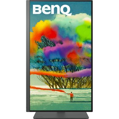 Монітор TFT 31.5" BenQ PD3205U, IPS, 4K UHD, HDMI, DP, 2 х USB-С, USB-hub, HAS, кол, темно- сірий (9H.LKGLA.TBE) [402053]
