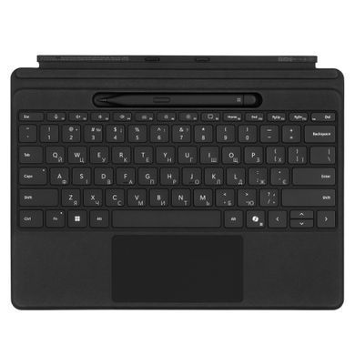 Клавіатура зі стілусом для планшетів Microsoft Surface Pro 8 - 11, UKR/ENG, чорна (Y8U-00001) [103714]
