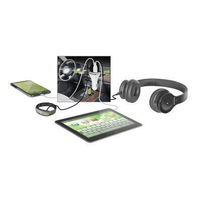 Автозарядка 4xUSB 40W (4xUSB-A) 8A UCA-05 біла Defender (83567) [402083]
