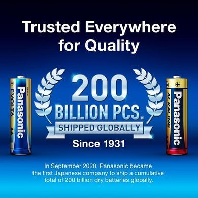 Батарейка Panasonic Alkaline Power лужна AA блістер, 4 шт. (LR6T/4B) [115327]