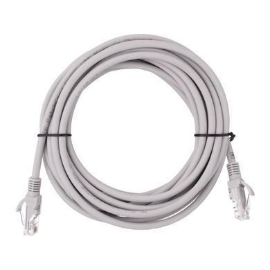 Патч-корд 2E САТ 5e, UTP, 3м, 26AWG, RJ45, 7/0.16, Cu, LSZH, сірий (2E-PC5ECU-3LSZH-GRY) [109898]