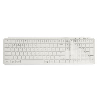 Клавіатура мембрана Keychron B6 Pro, USB/WL/BT, ivory white (B6P-K8-UA) [103664]
