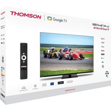 Телевізор Thomson Google TV 43" UHD (43QG7C14) [609284]