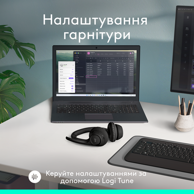 Гарнітура Logitech Zone 300 Wireless Headset BT Black (981-001407) [203272]