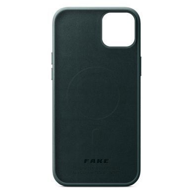 Чохол-накладка Armorstandart Fake Leather для Apple iPhone 14 Plus Shirt Green (ARM64396) [601539]