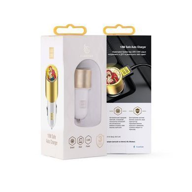 Автомобільний зарядний пристрій Luxe Cube Guardian М 2USB 3.4А, білий (8889998698480) [603080]