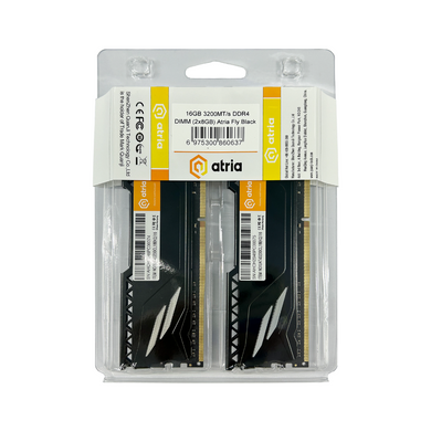 Оперативна пам'ять ATRIA (UAT43200CL18BK2/16) [301450]