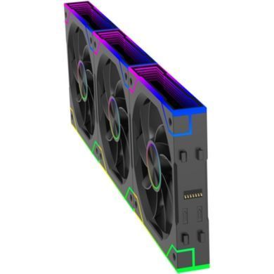 Вентилятор для корпуса 120mm*3 Xilence GAMING XPF360R.ARGB PWM REVERSE (XF073) [404890]