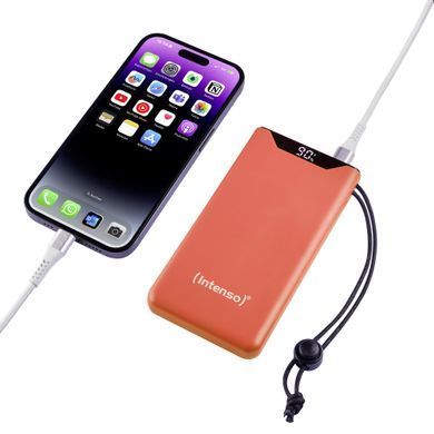 Портативний зарядний пристрій USB 10000MAH QC3.0 ORANGE F10000 INTENSO (7332038) [503426]
