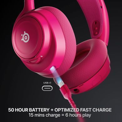 Ігрова гарнітура SteelSeries Arctis Nova 7 Gen 2 Wireless Magenta PC/PS/SW/MAC/MOB (61732) [404494]
