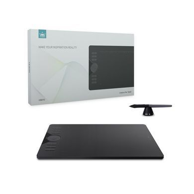 Графічний планшет Huion 10"x6.25", microUSB, чорний (HS610) [112669]