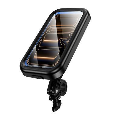 Велотримач для телефона HOCO H95 Bendito waterproof riding holder Black (6942007671767) [806563]