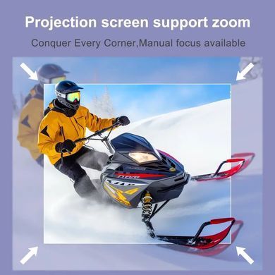 Проєктор H96 MAX B12 LED LCD FullHD 330AL 16:9 H700 2G/16G Android 11.0 HDMI WiFi BT чорний (H96 MAX_B12) [404439]