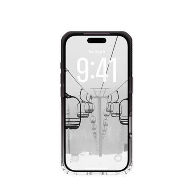 Чохол UAG для iPhone 17 Pro, Plyo MagSafe, Black/Clear Ombre (11452911404G) [111061]