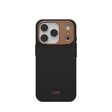 Чохол UAG для iPhone 17 Pro, Fibr Armr Magsafe, Kevlar Graphite/Bronze (114555113985) [114133]