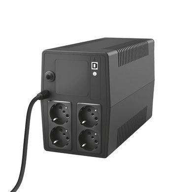 Джерело безперебійного живлення Trust Paxxon 1500VA UPS with 4 standard wall power outlets BLACK (23505_TRUST) [102918]