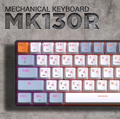 Клавіатура GamePro Red Swich Hot-Swap RGB Black (MK130R) [606069]