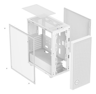 Корпус для комп'ютера ATX W/O PSU GAMMA C70 WH OCYPUS (GAMMA-C70-WHG000XX-GL) [502877]