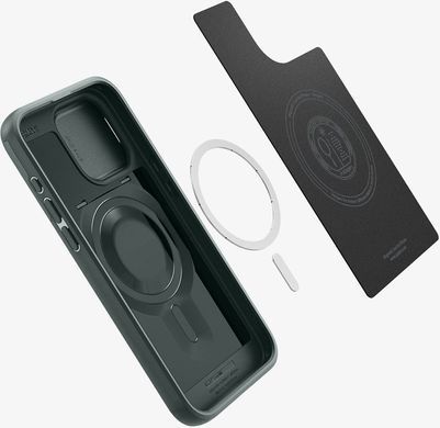 Чохол-накладка Spigen Optik Armor MagFit для Apple iPhone 15 Pro Abyss Green (ACS06739) [602173]