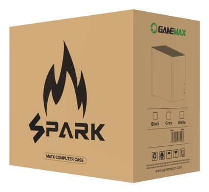 Корпус для комп'ютера ATX W/O PSU SPARK FULL WHITE GAMEMAX (1125-2001R0070) [503624]