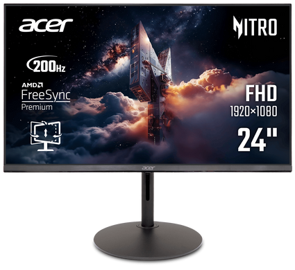 Монiтор 23.8" Acer XF240YX1biiph Black (UM.QX0EE.105) [200549]