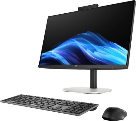 Комп'ютер персональний моноблок HP ProStudio 4-G1i 23.8" FHD IPS AG, Intel U7-265T, 16GB, F512GB, UMA, WiFi, 3р, кл+м, Win11P, чорний (CW5N3EA) [114757]