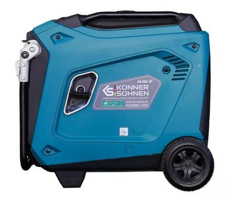 Генератор бензиновий інверторний Konner&Sohnen KS 9500iE S ATSR 230В/400В, ATS, 9.0-9.5кВт, електростартер, пульт, 96кг (KS9500IESATSR) [113520]