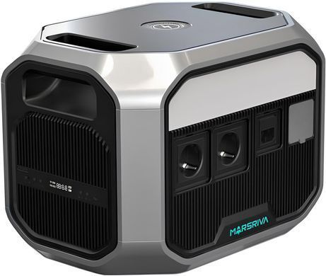 Зарядна станція Marsriva MP12 (1310 Вт/г) 1200W UPS, MPPT, LiFePO4, BT Speaker/FM/Mic, Wir.Charg.15W (MP12_MARSRIVA) [400644]