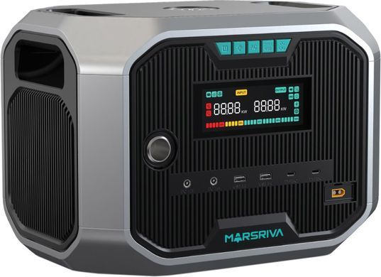 Зарядна станція Marsriva MP12 (1310 Вт/г) 1200W UPS, MPPT, LiFePO4, BT Speaker/FM/Mic, Wir.Charg.15W (MP12_MARSRIVA) [400644]