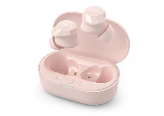 Навушники TWS Philips TAT1209 BT 5.3, IPX4, SBC, Touch control, Рожевий (TAT1209PK/00) [17432]