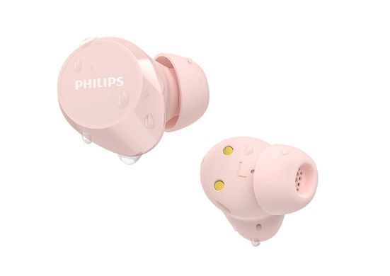 Навушники TWS Philips TAT1209 BT 5.3, IPX4, SBC, Touch control, Рожевий (TAT1209PK/00) [17432]