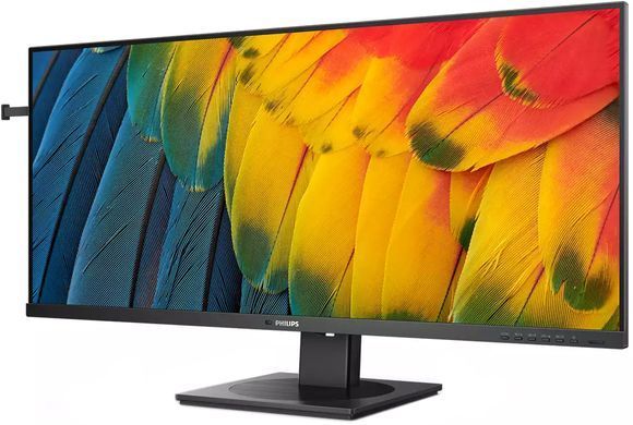 Монітор TFT 40" Philips 40B1U5600, WQHD, IPS, 100 Гц, HDMI, DP, USB-C, USB-hub, HAS, колонки, чорний (40B1U5600/00) [400811]