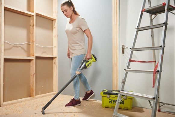 Пилосос акумуляторний Ryobi ONE+ RHV18F-0 18В 34Вт 6.5кПа контейнер 0.6л HEPA11 0.95кг з насадками без АКБ та ЗП (5133005656) [105632]