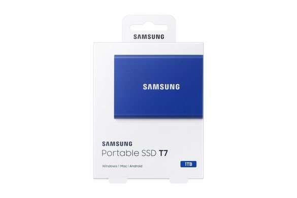 Твердотільний запам&rsquo;ятовувальний пристрій накопичувач (SSD) USB3.1 1TB EXT. T7 SAMSUNG (MU-PC1T0H/WW) [501355]